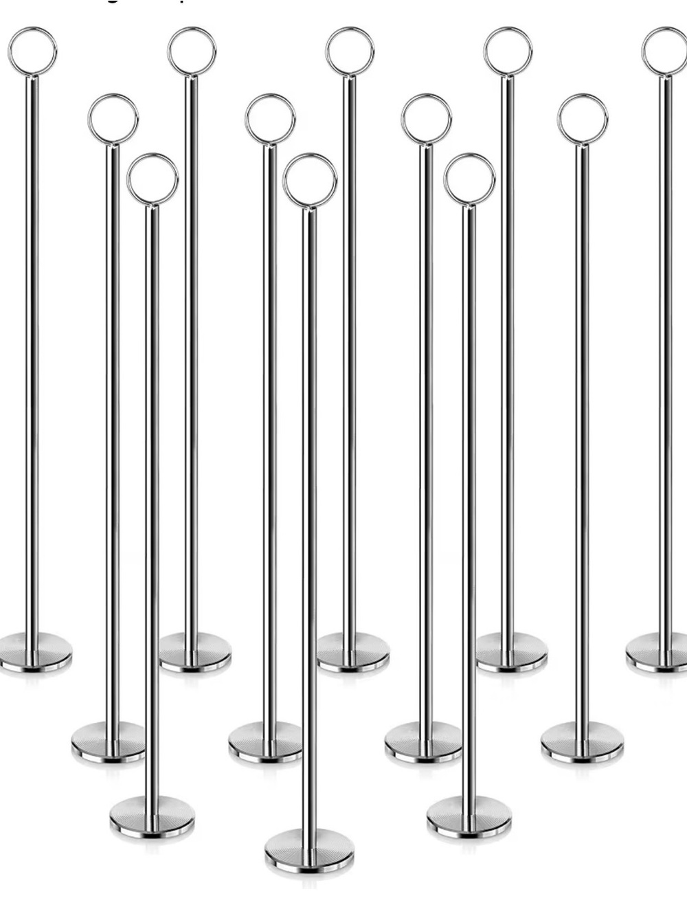 Stainless Steel Sign Holder Post - Chrome Finish